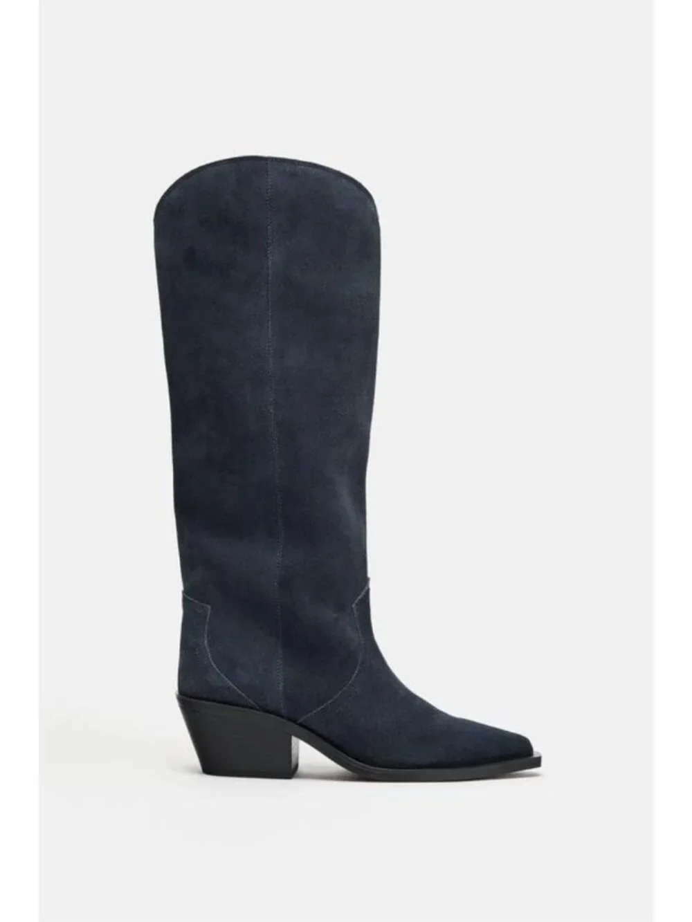 ZARA SUEDE COWBOY BOOTS 2055/810/400